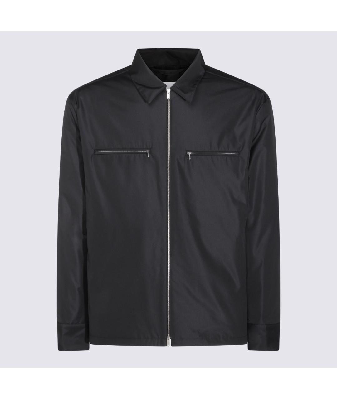 JIL SANDER Черная полиэстеровая куртка, фото 4