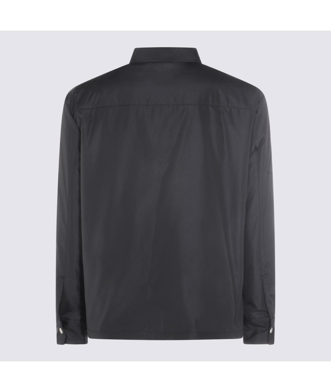 JIL SANDER Черная полиэстеровая куртка, фото 2