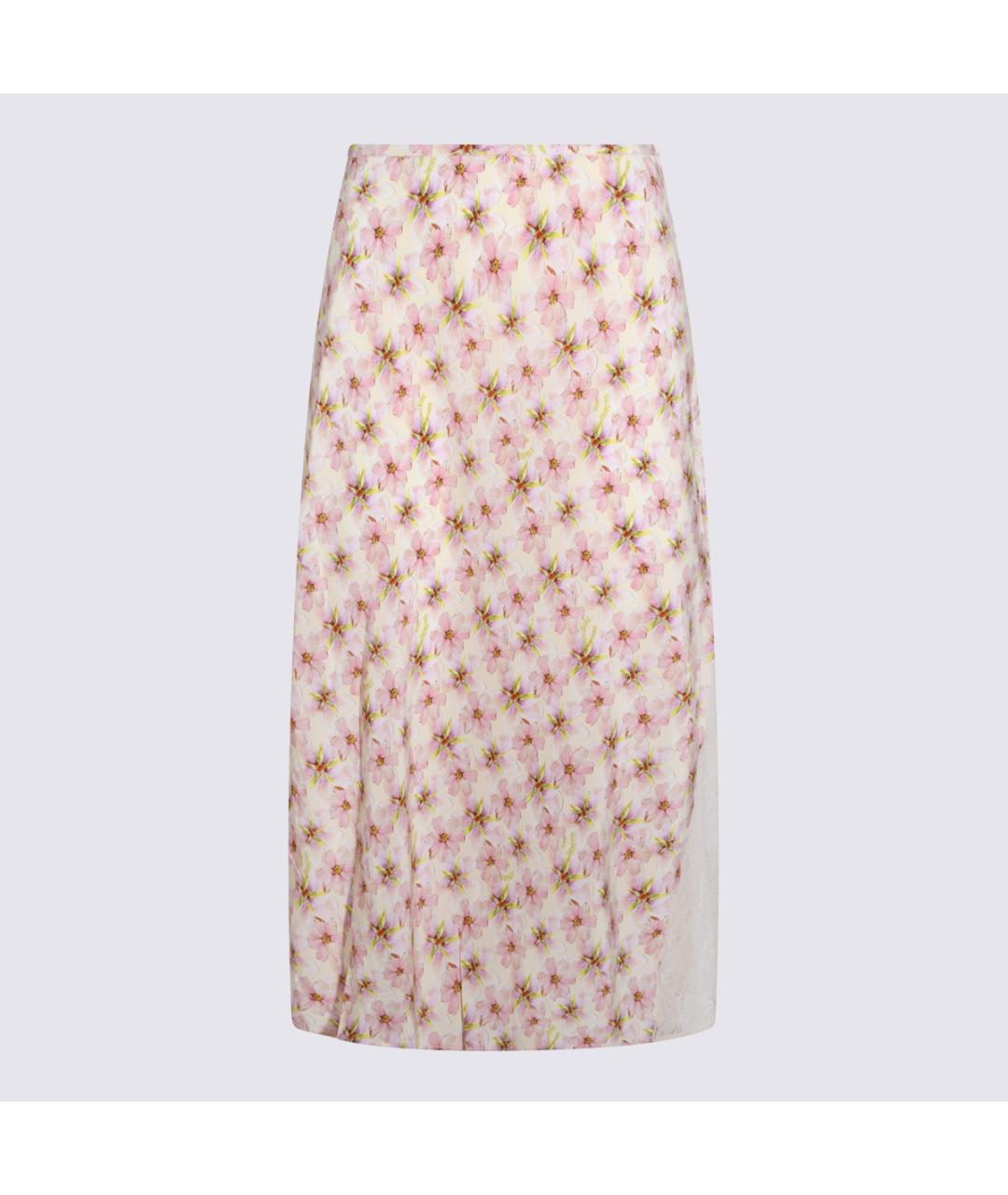 ZADIG & VOLTAIRE Розовая вискозная юбка миди, фото 4