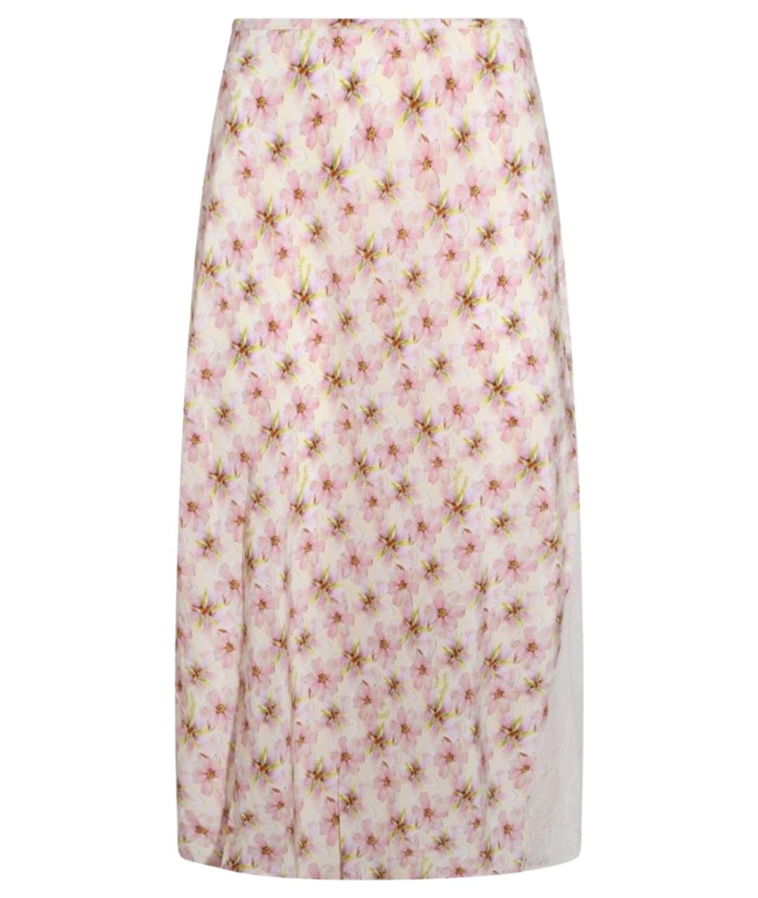 ZADIG & VOLTAIRE Розовая вискозная юбка миди, фото 1