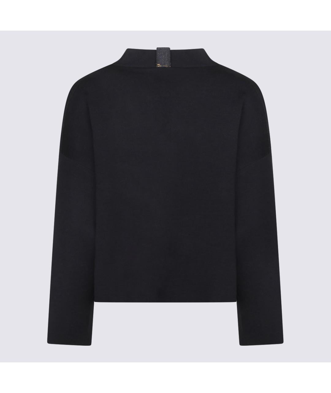 FABIANA FILIPPI Синий шерстяной кардиган, фото 2