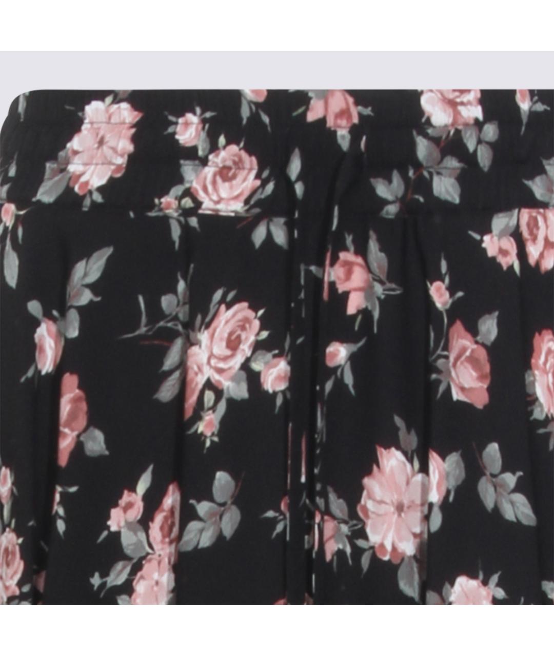 DOLCE&GABBANA Черная шелковая юбка миди, фото 3