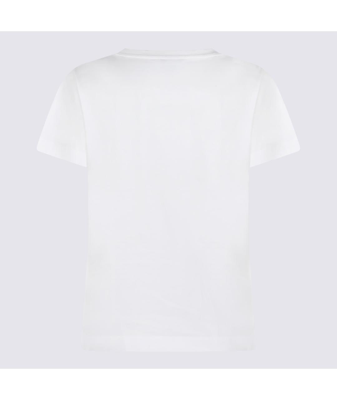 PINKO Белая хлопковая футболка, фото 2