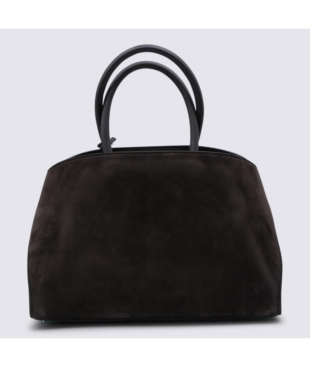 FERRAGAMO Коричневая кожаная сумка тоут, фото 3