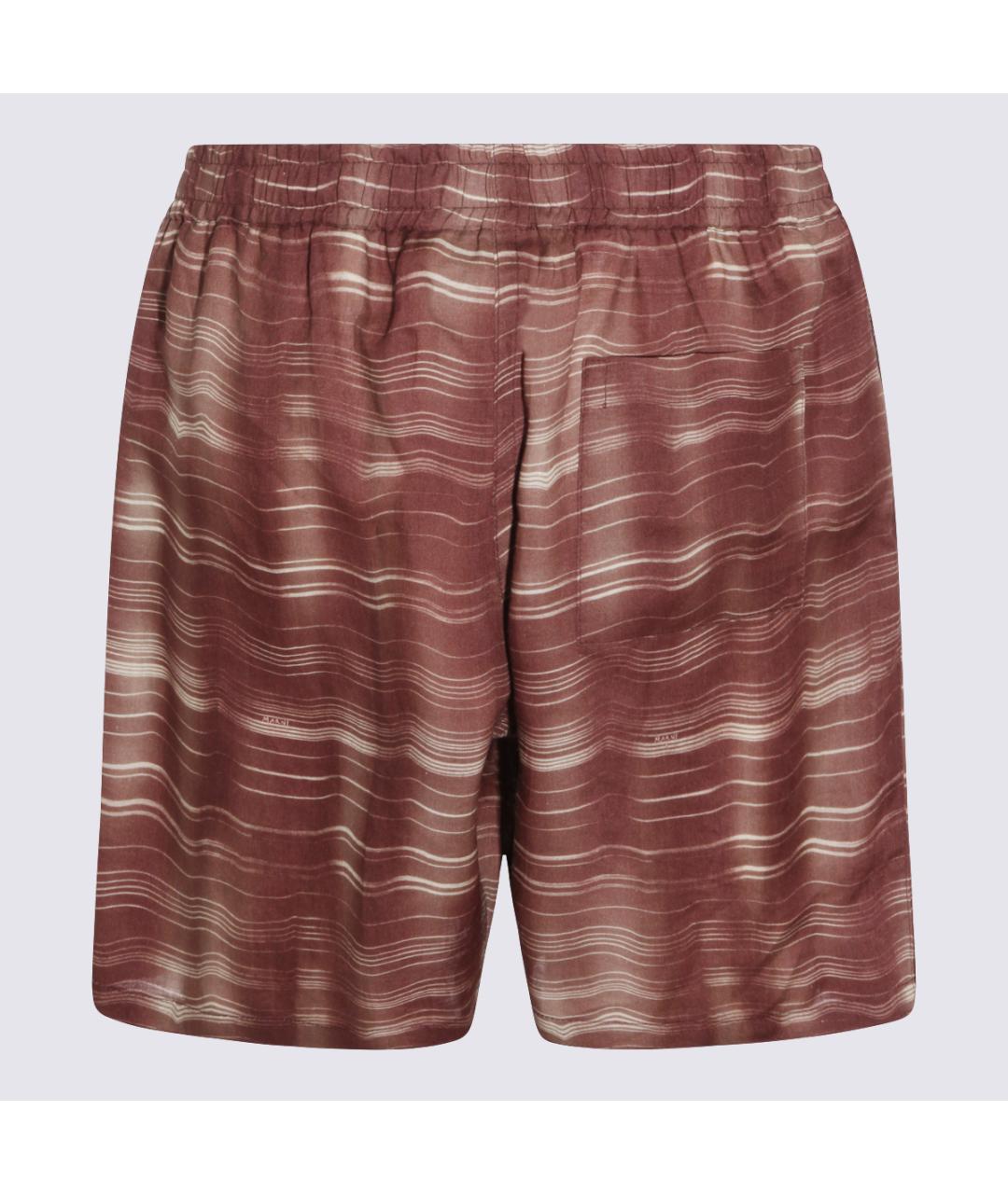 MARNI Коричневые шорты, фото 2