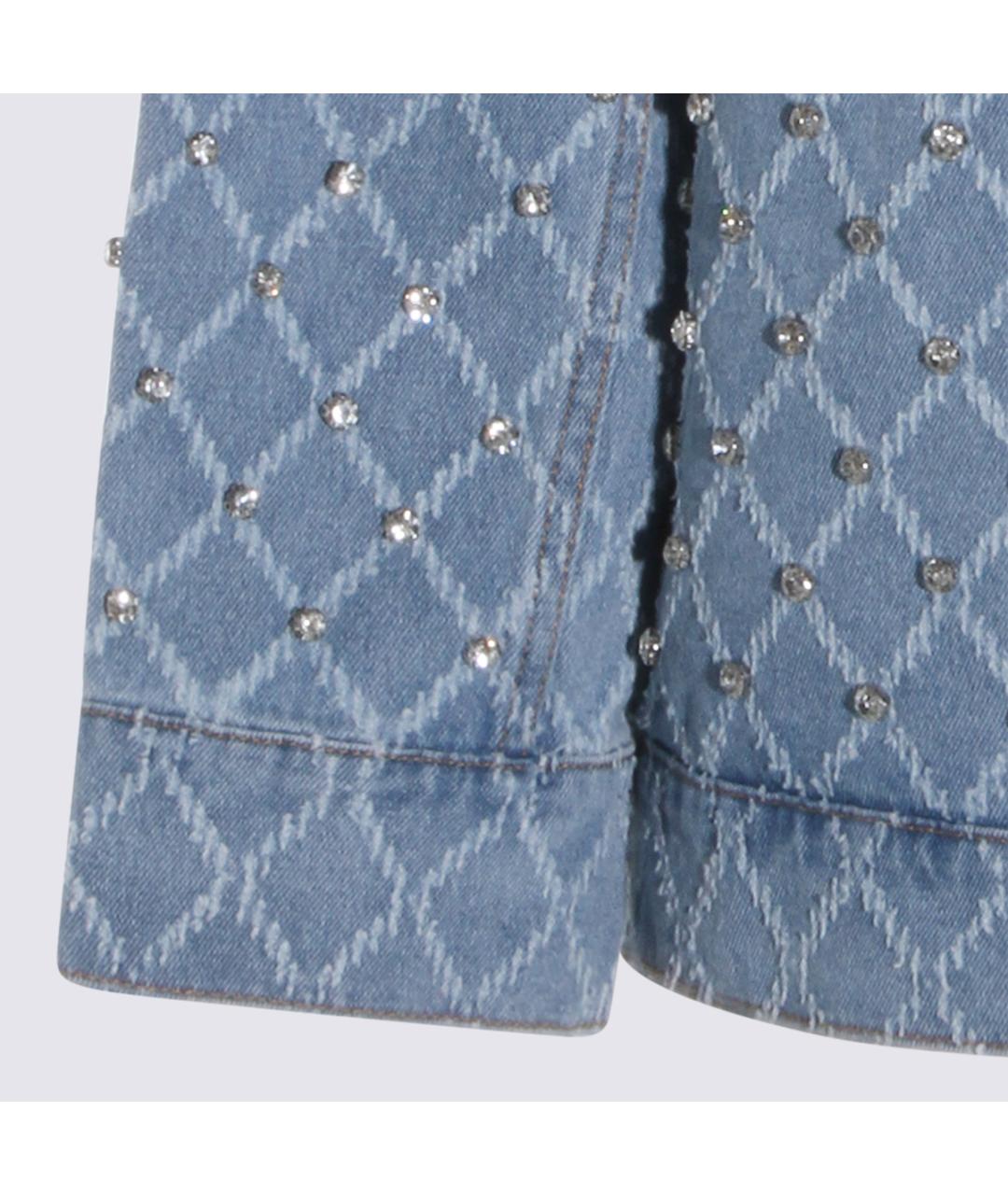 PINKO Голубая хлопковая куртка, фото 4