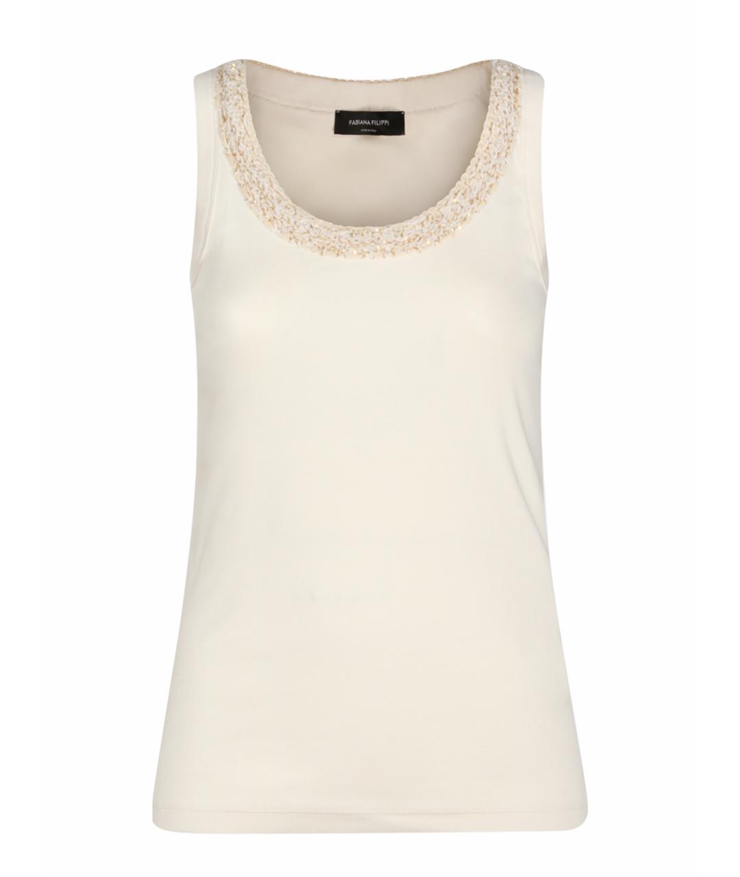 FABIANA FILIPPI Хлопковая майка, фото 1