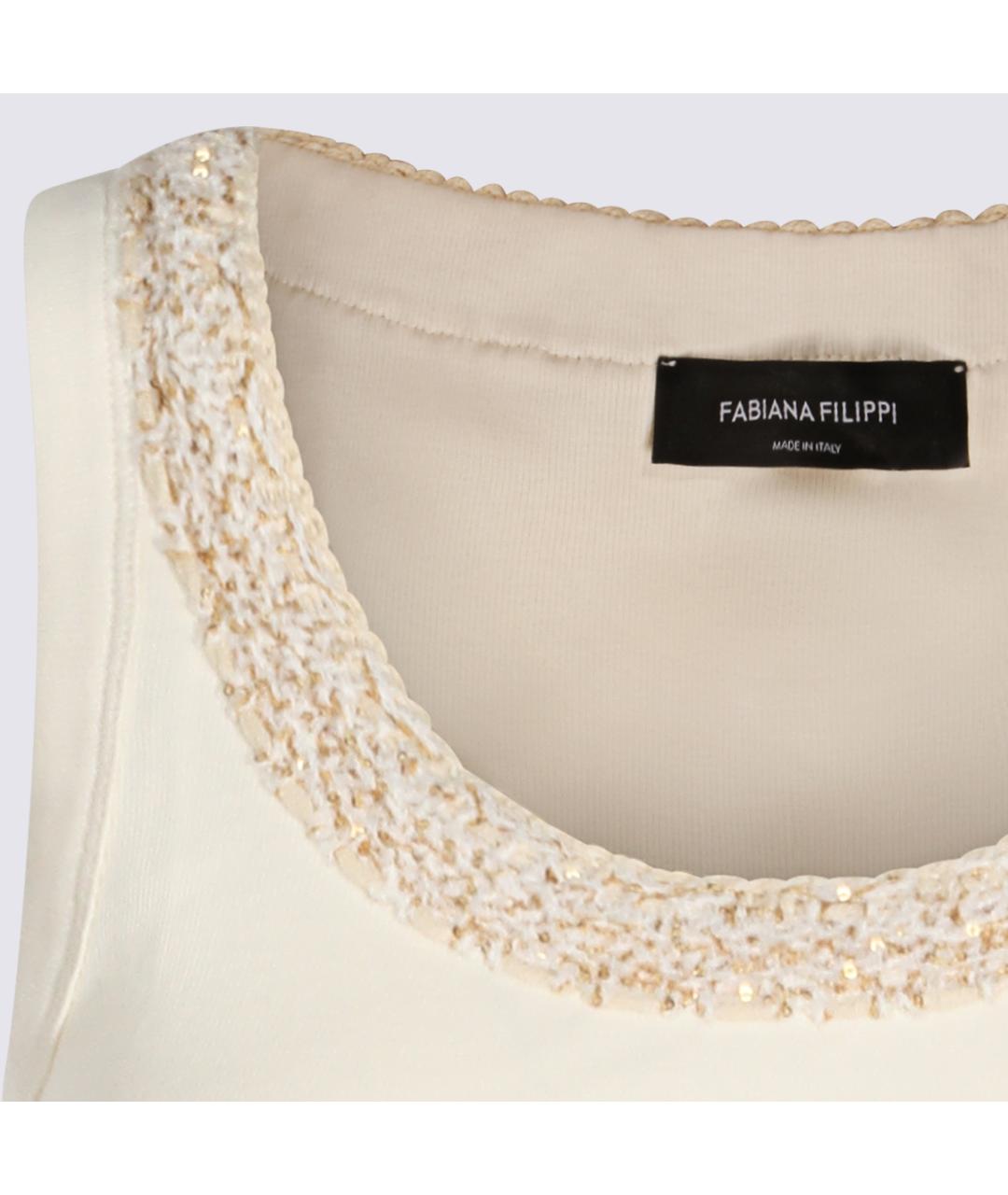 FABIANA FILIPPI Хлопковая майка, фото 3