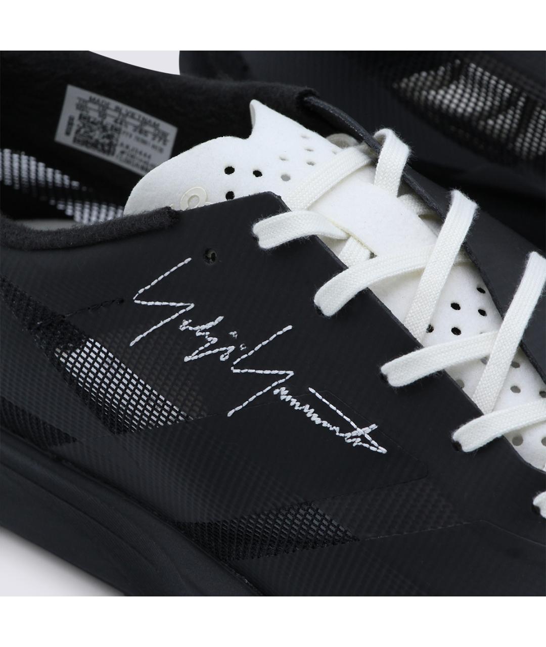 Y-3 Черные низкие кроссовки / кеды, фото 4