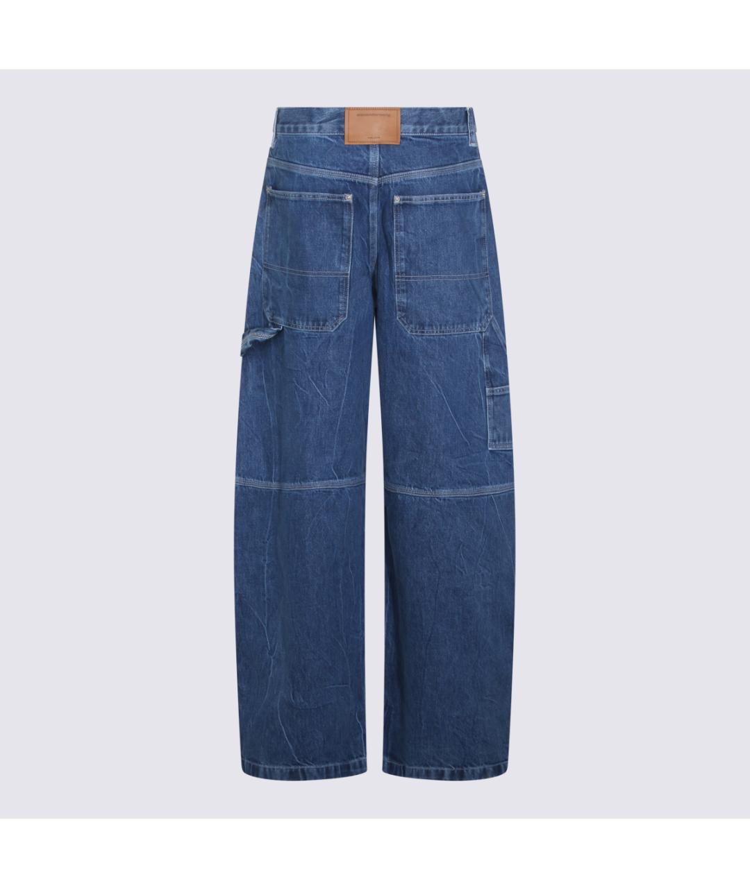 ALEXANDER WANG Синие хлопковые прямые джинсы, фото 2