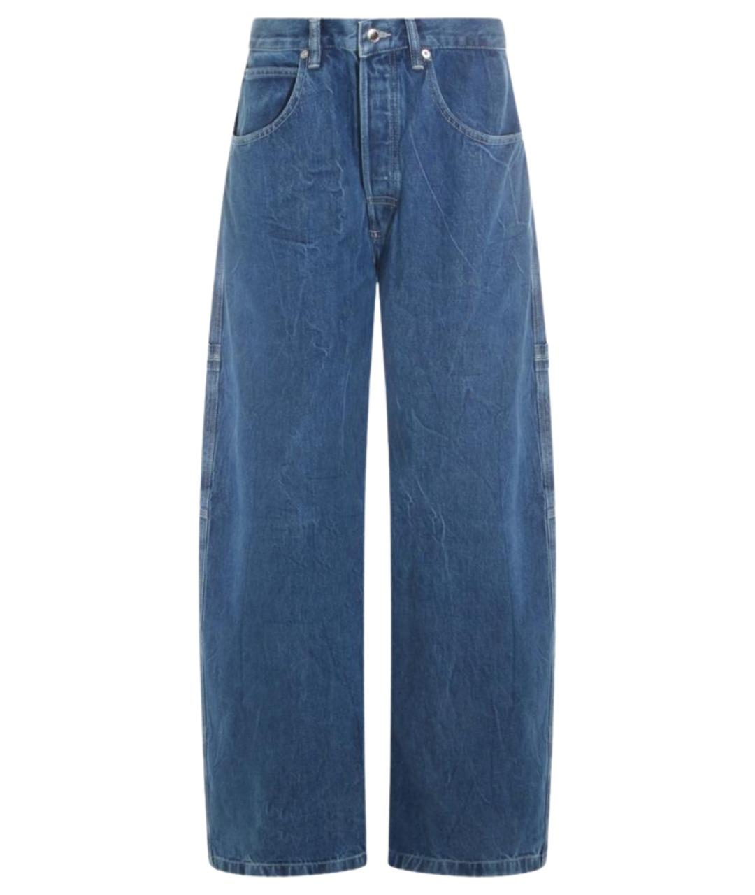 ALEXANDER WANG Синие хлопковые прямые джинсы, фото 1
