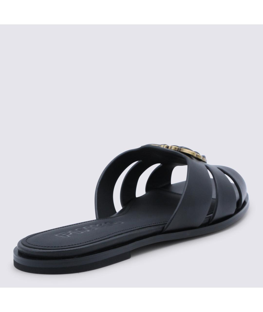 PINKO Черные шлепанцы, фото 3