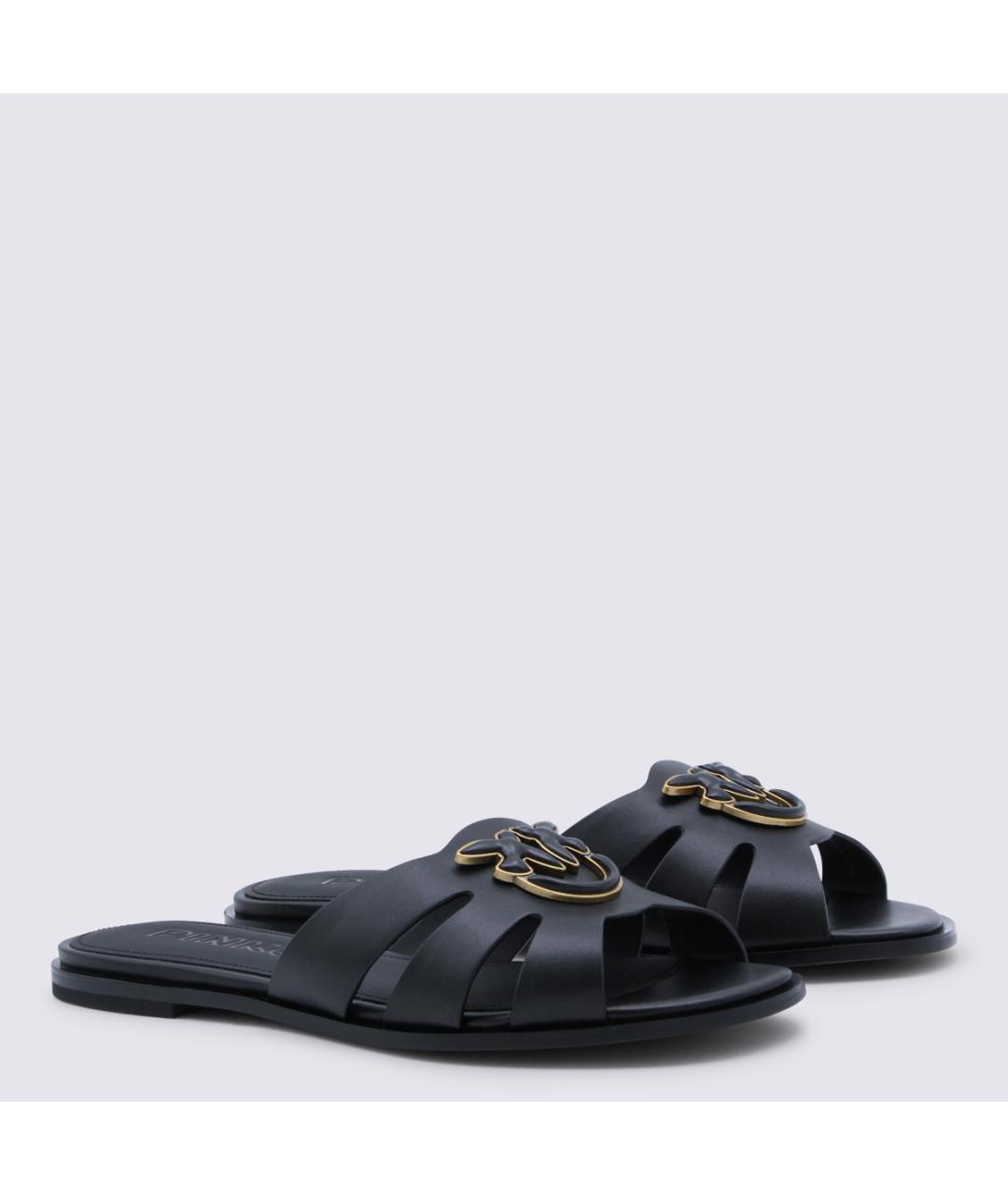 PINKO Черные шлепанцы, фото 2