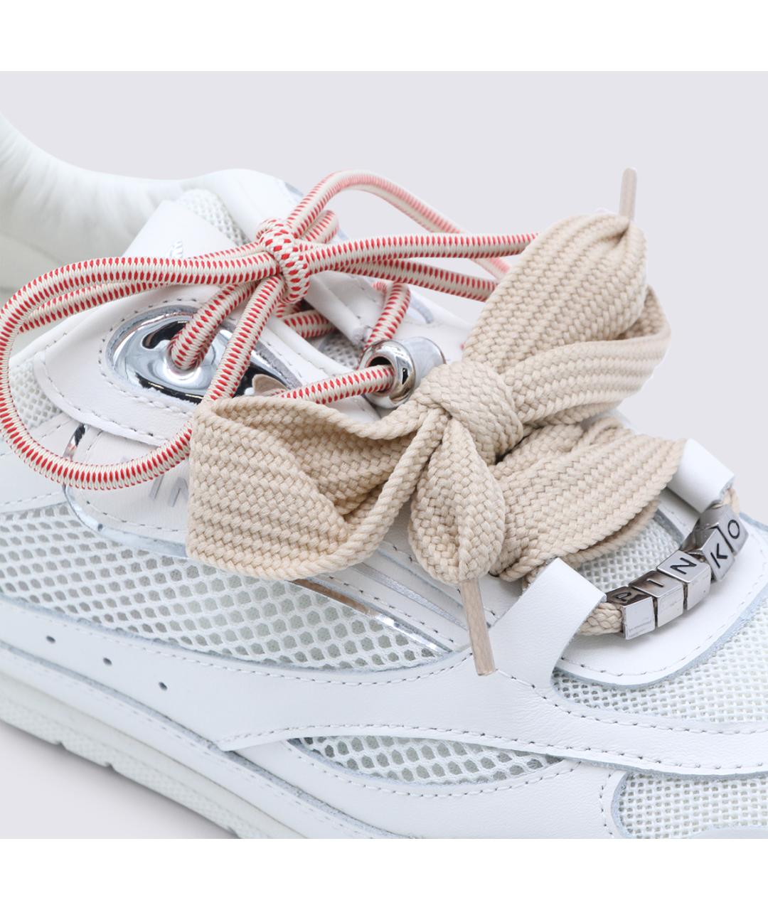 PINKO Белые кроссовки, фото 4