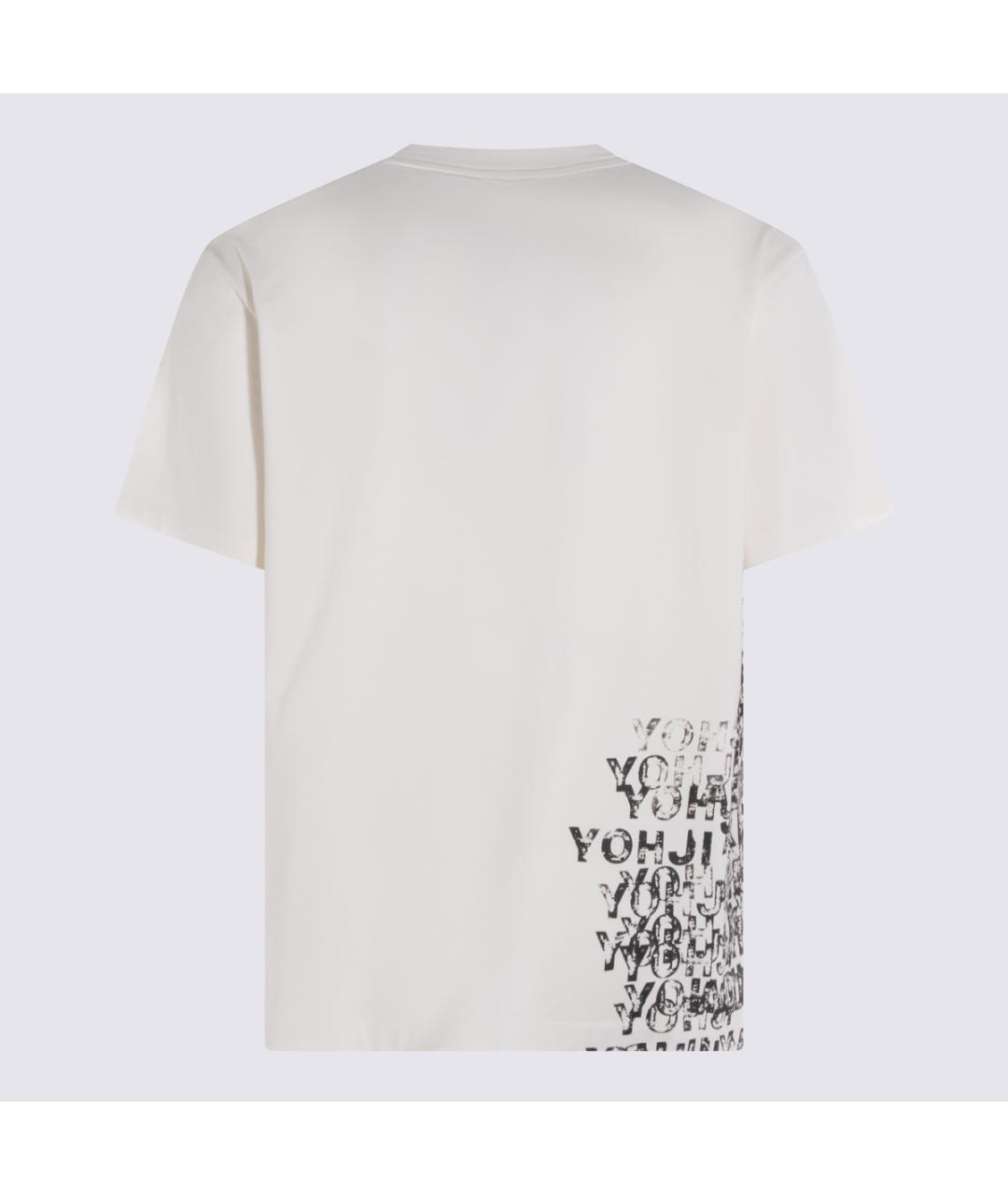 Y-3 Белая хлопковая футболка, фото 2