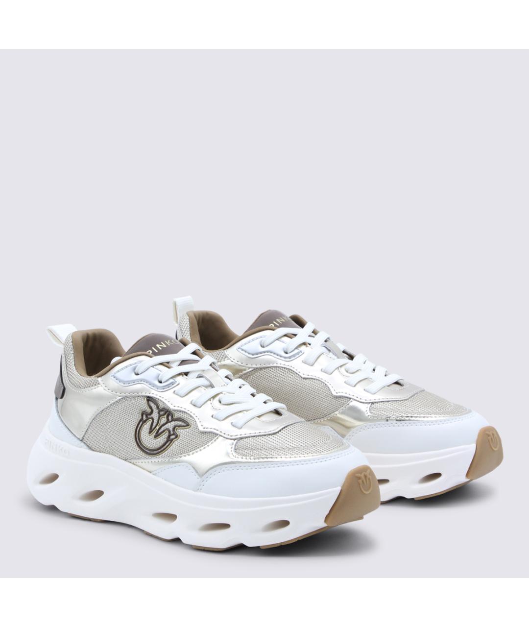 PINKO Серебряные кроссовки, фото 2