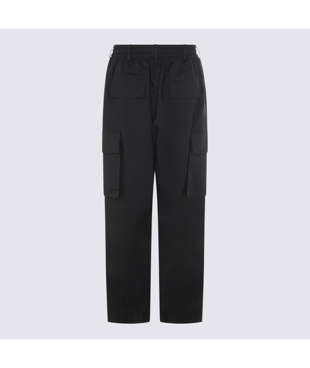 Y-3 Черные повседневные брюки, фото 2