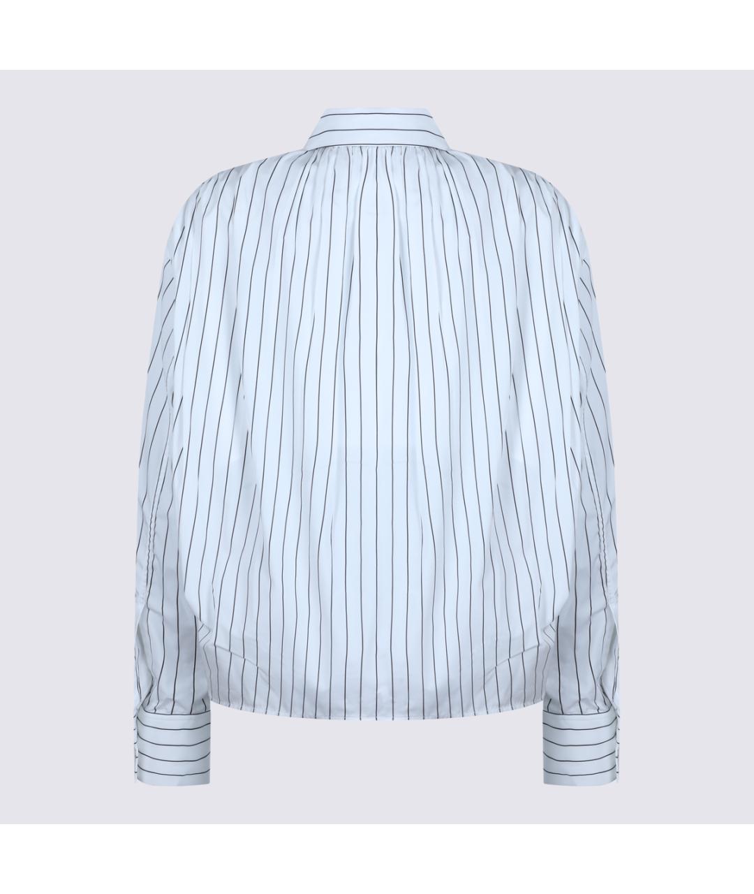 JIL SANDER Голубая хлопковая рубашка, фото 2