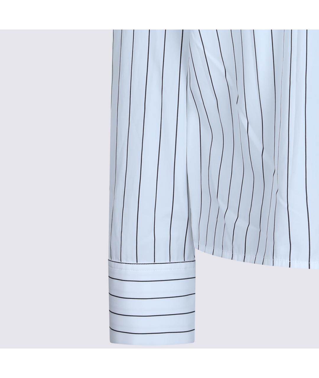 JIL SANDER Голубая хлопковая рубашка, фото 3