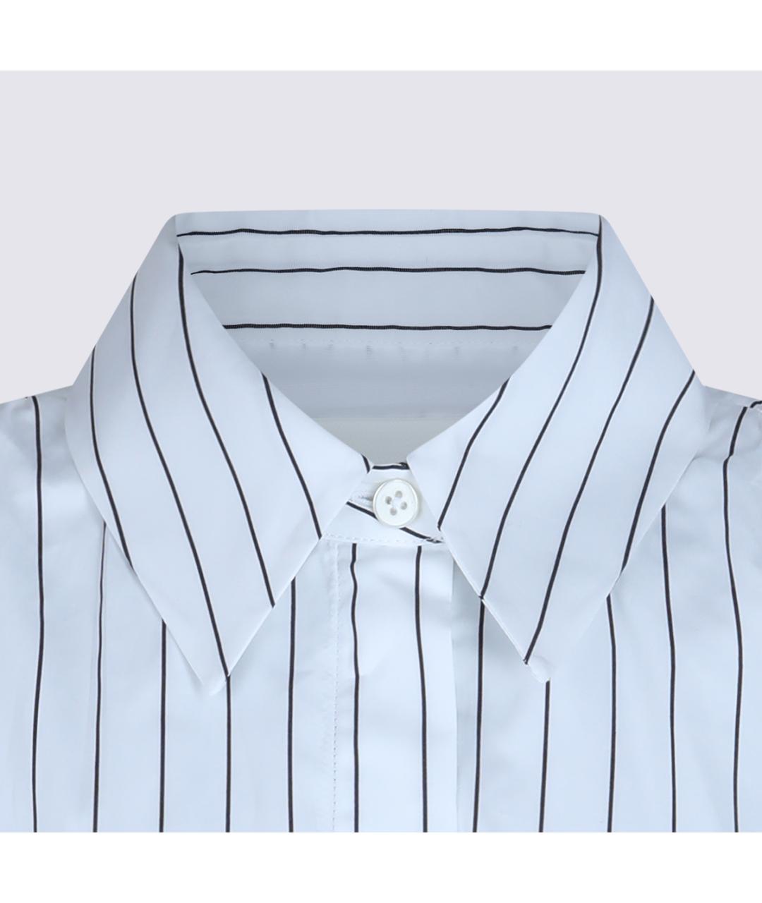 JIL SANDER Голубая хлопковая рубашка, фото 4