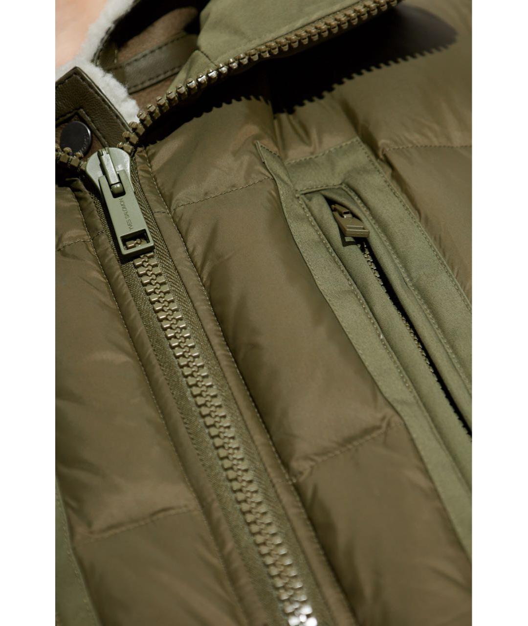 YVES SALOMON Хаки парка, фото 4