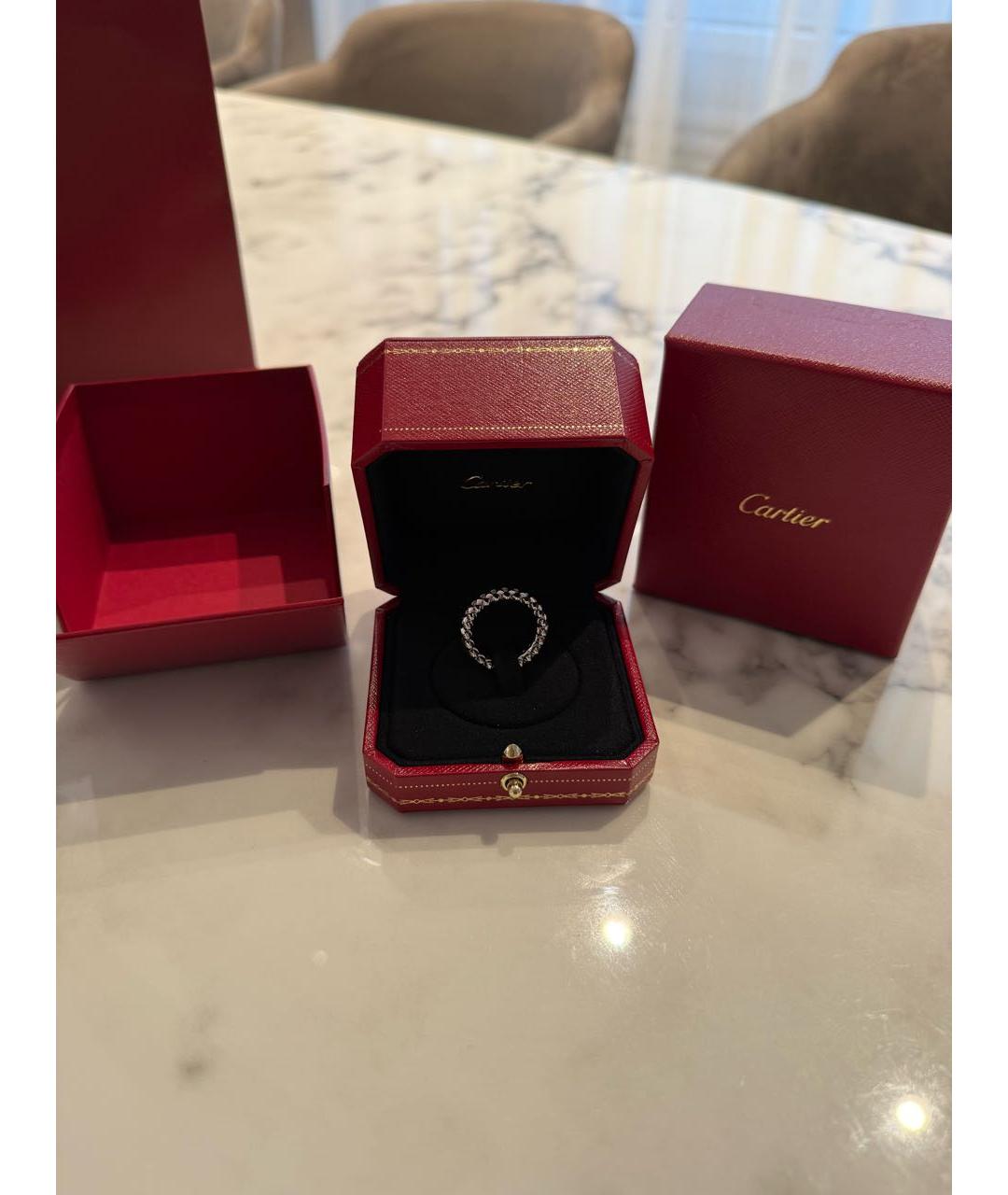 CARTIER Белое кольцо из белого золота, фото 2