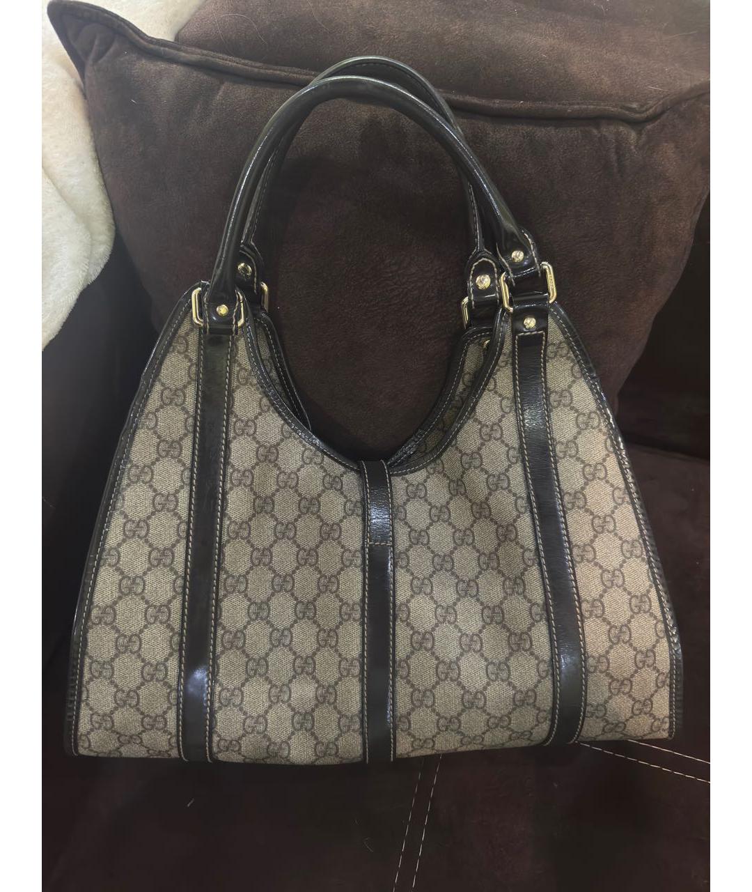 GUCCI Антрацитовая сумка с короткими ручками, фото 2