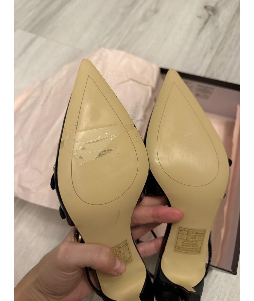 TWIN-SET Черные туфли из искусственной кожи, фото 8