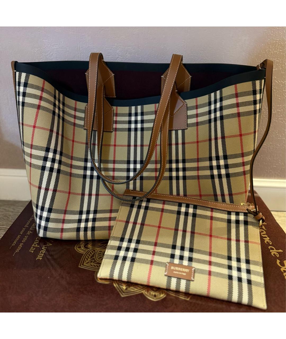 BURBERRY Мульти сумка тоут, фото 2