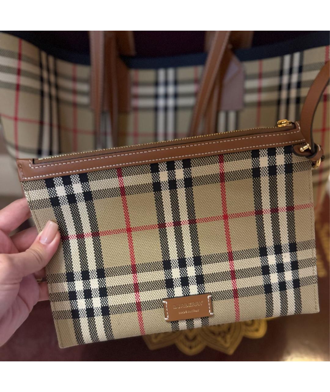 BURBERRY Мульти сумка тоут, фото 3
