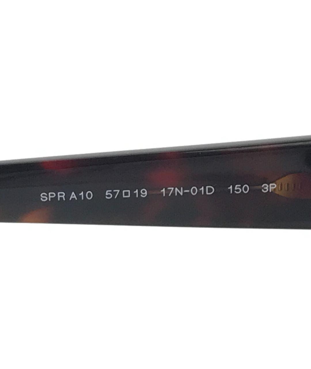 PRADA Коричневые пластиковые солнцезащитные очки, фото 4