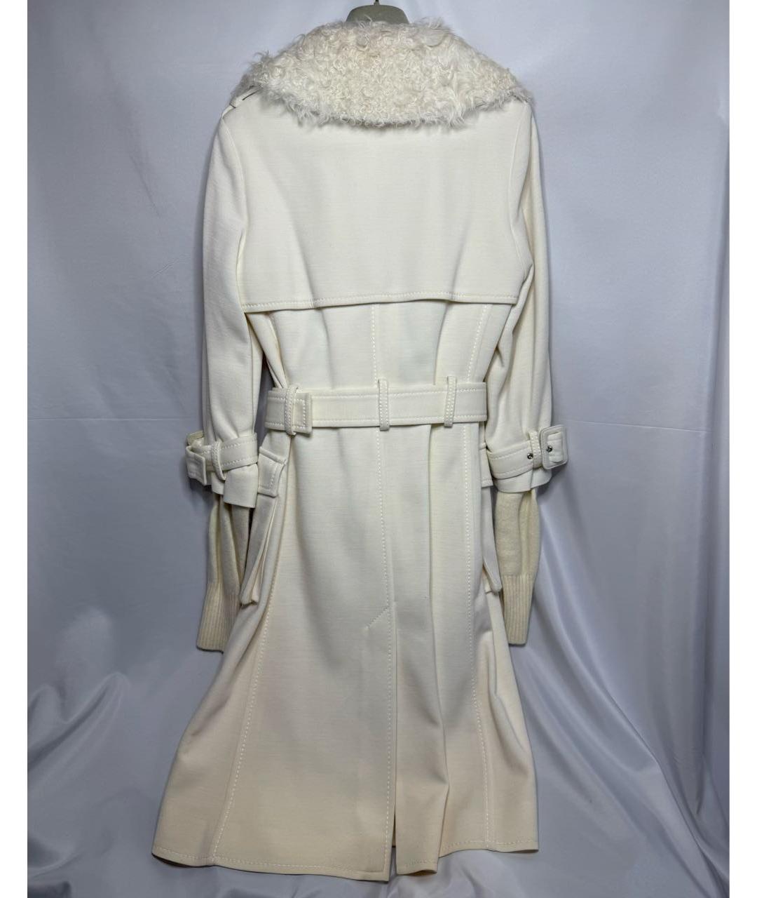 CHRISTIAN DIOR Бежевый шерстяной тренч/плащ, фото 2
