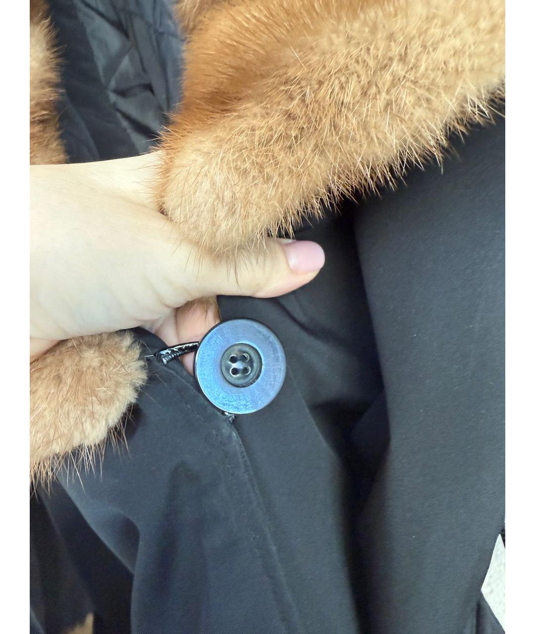 FERRAGAMO Черная полиамидовая куртка, фото 5