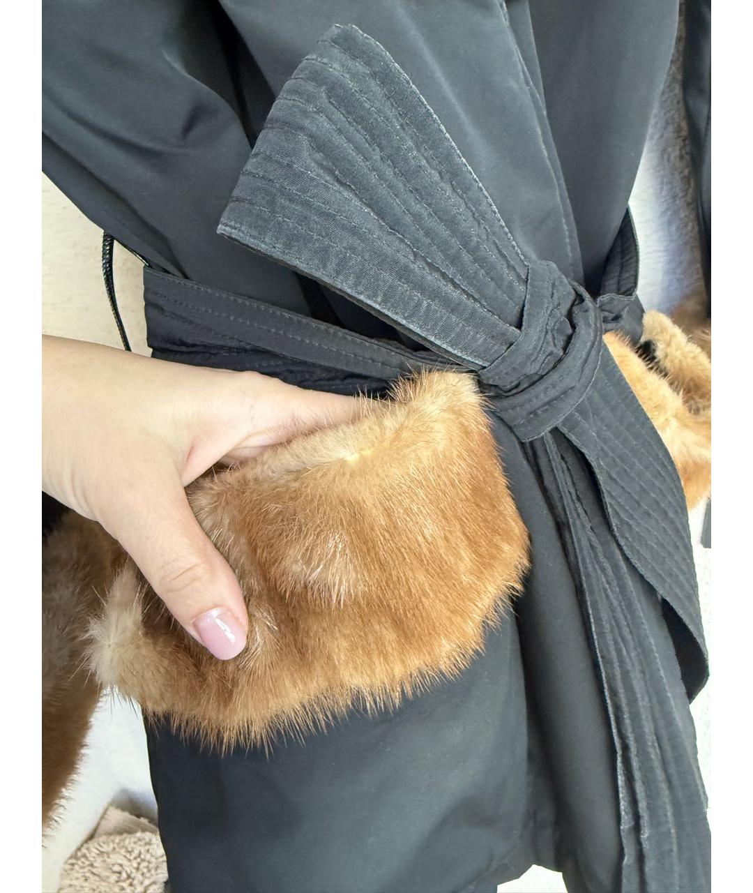 FERRAGAMO Черная полиамидовая куртка, фото 6