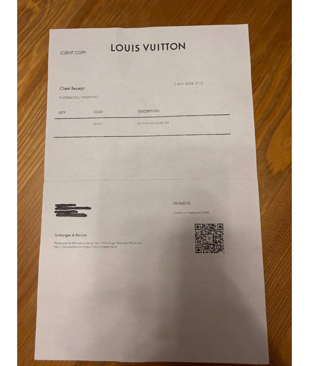 LOUIS VUITTON Черный кожаный ремень, фото 5