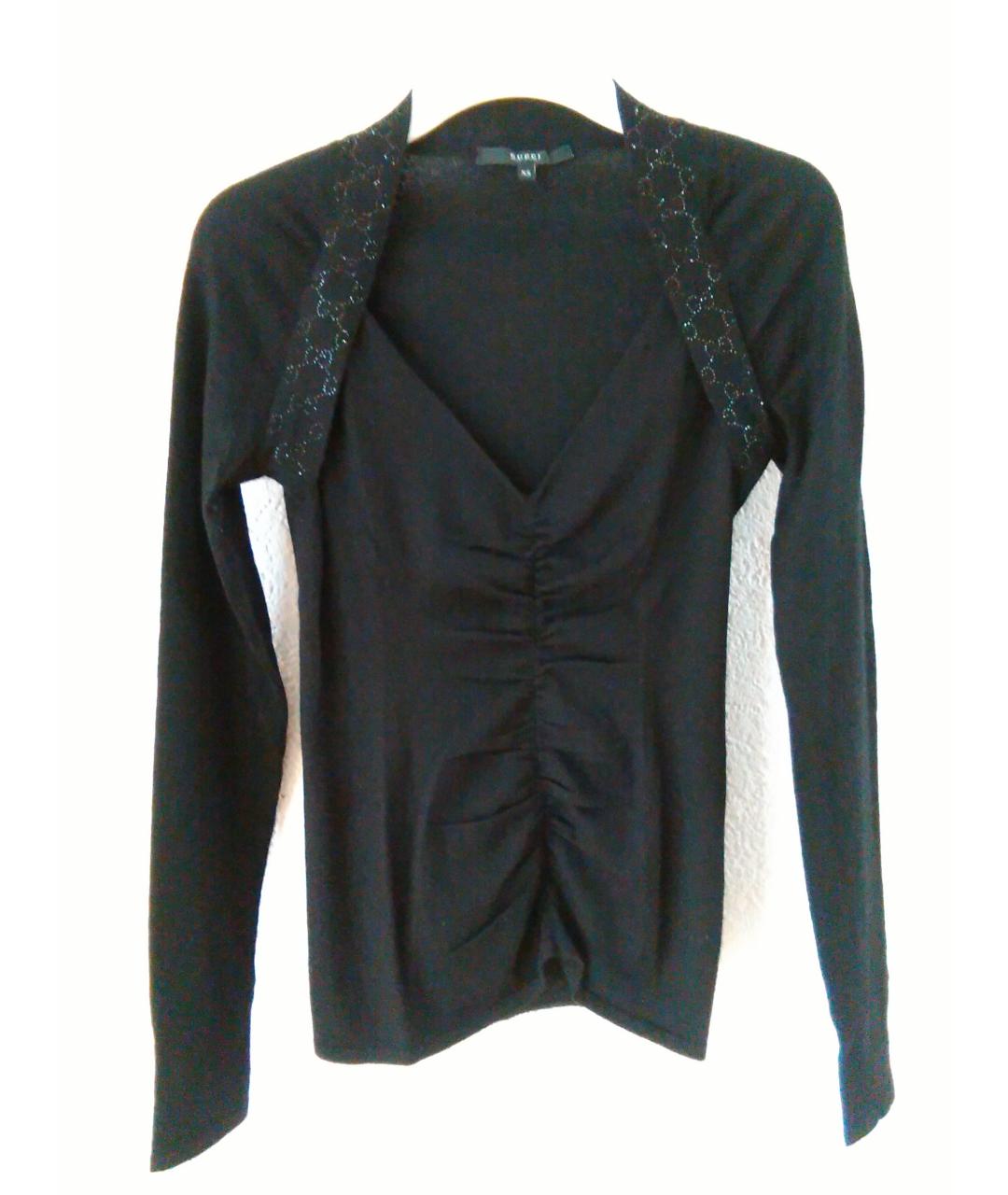 GUCCI Черный кашемировый джемпер / свитер, фото 5