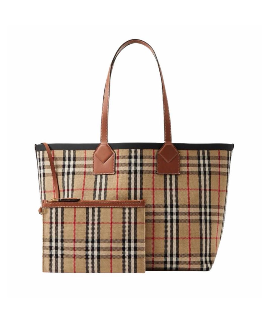 BURBERRY Бежевая сумка тоут, фото 1