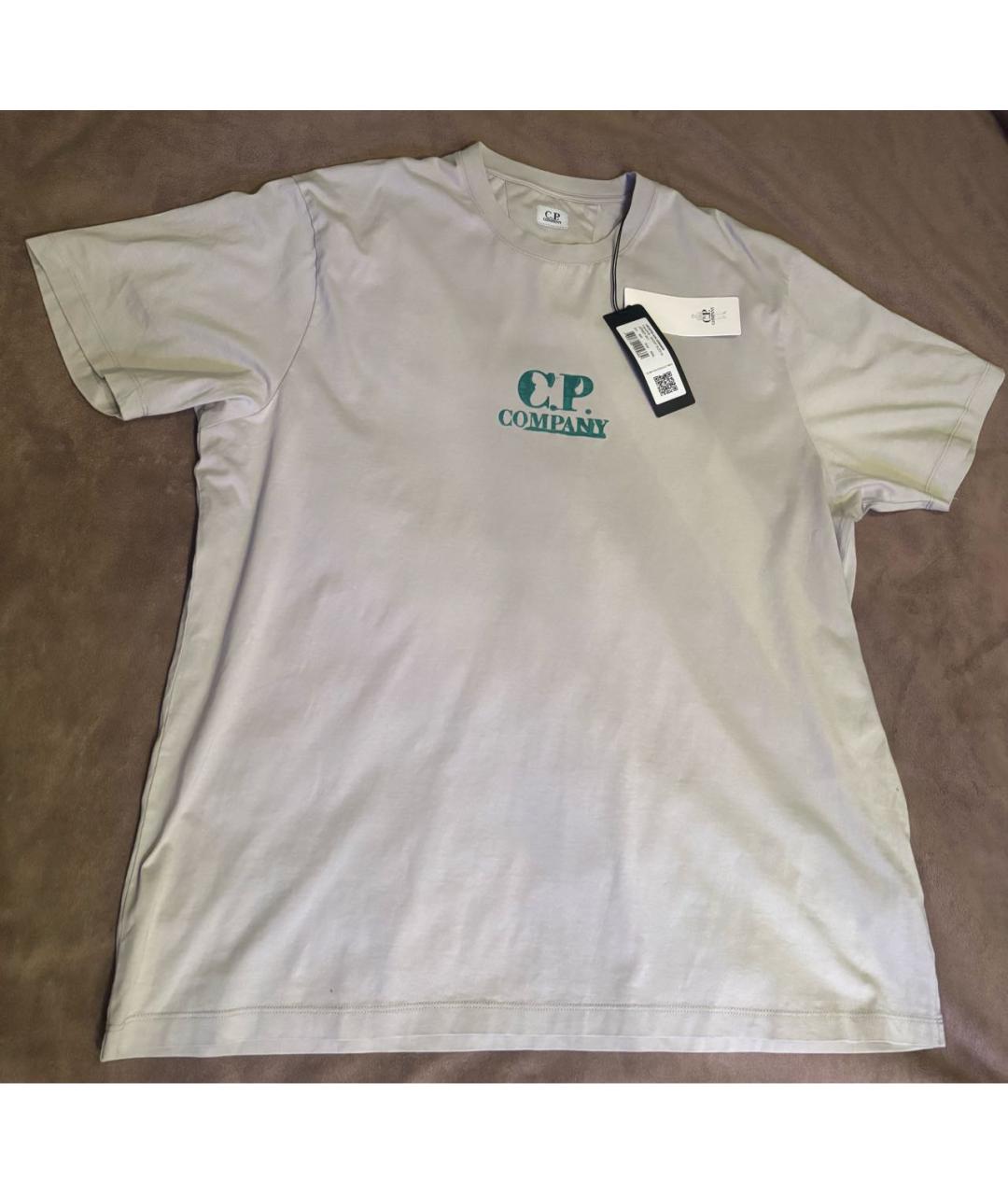 CP COMPANY Серая хлопковая футболка, фото 6