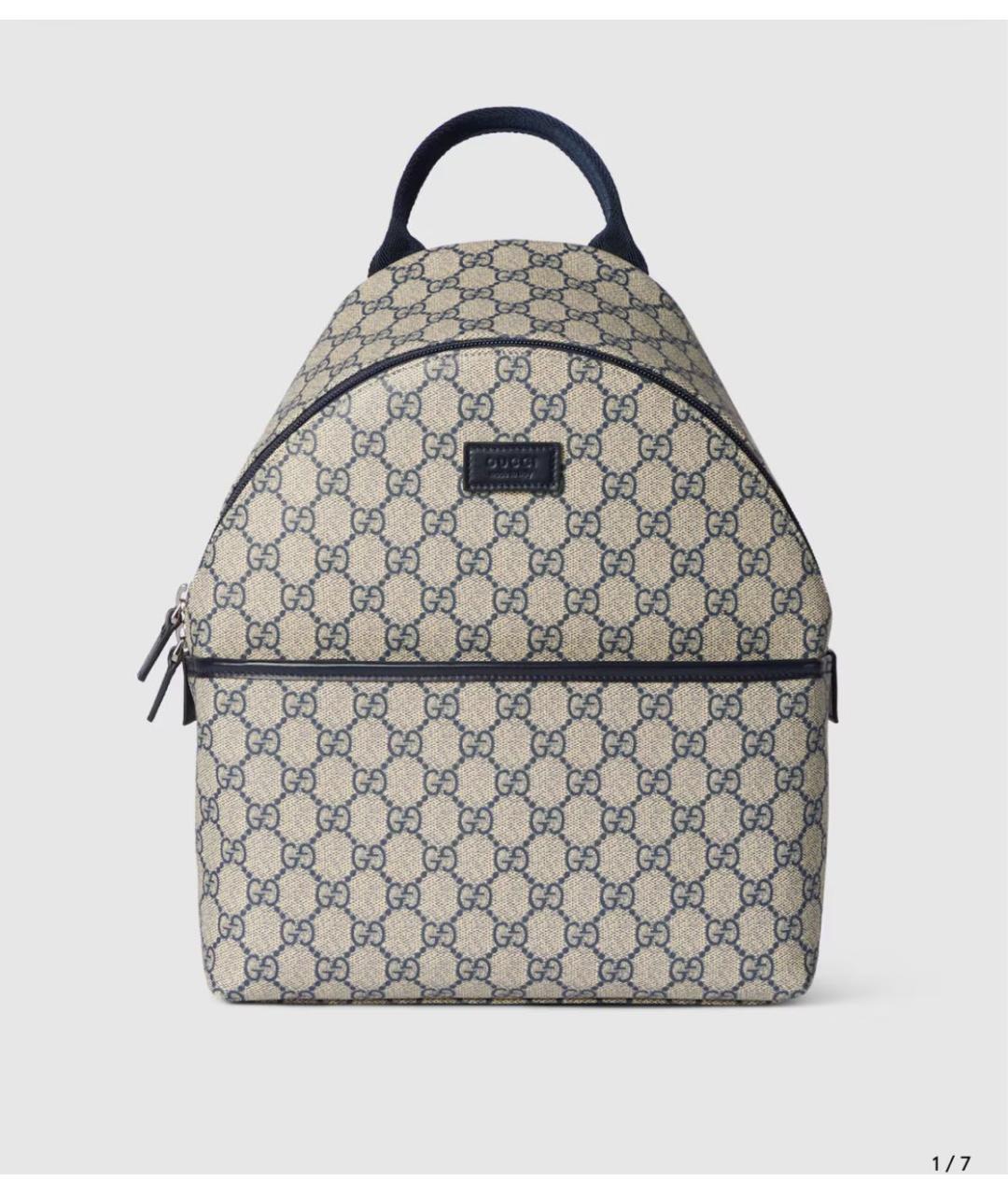 GUCCI Серебрянный рюкзак, фото 2