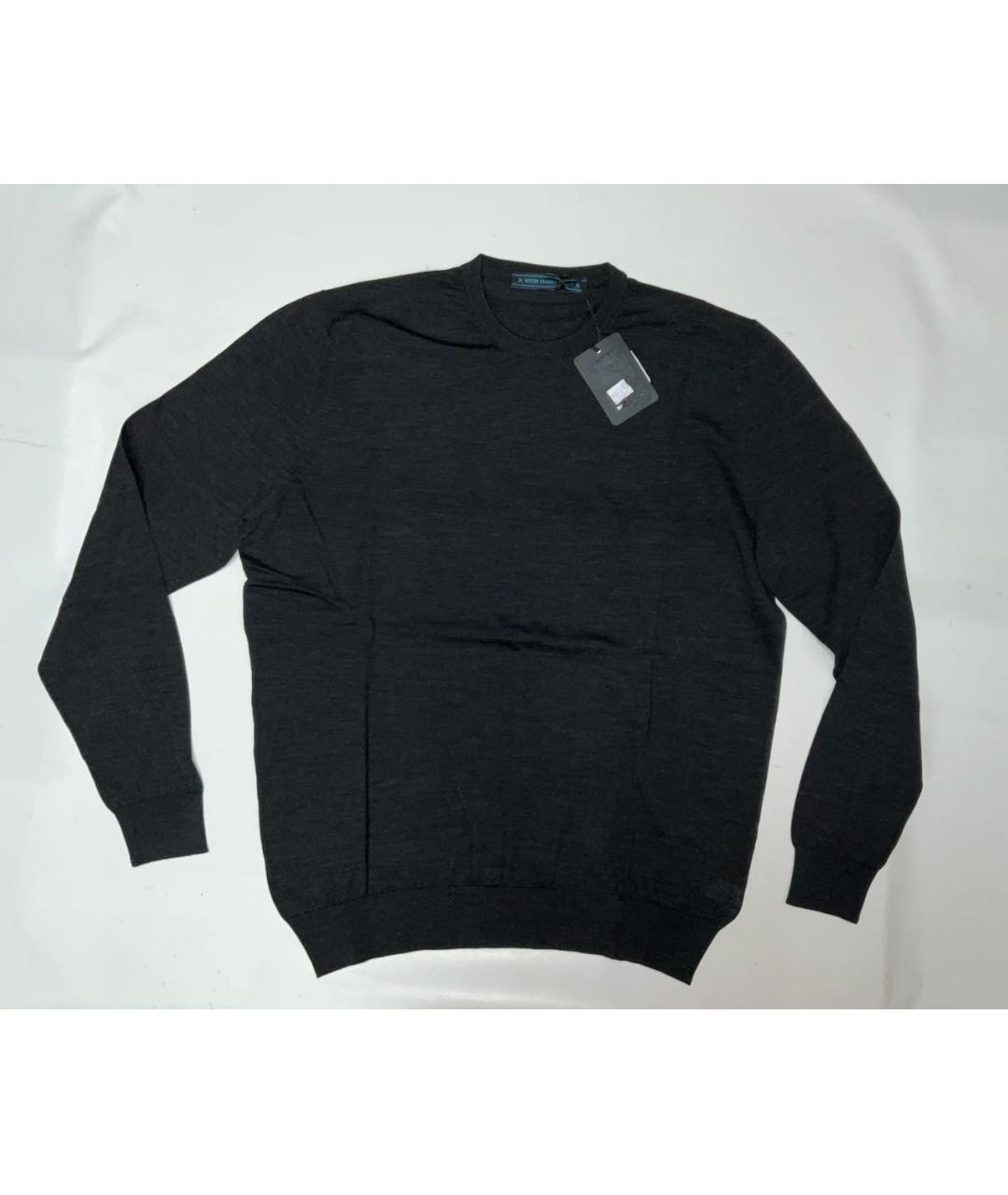 KITON Серый шерстяной джемпер / свитер, фото 6