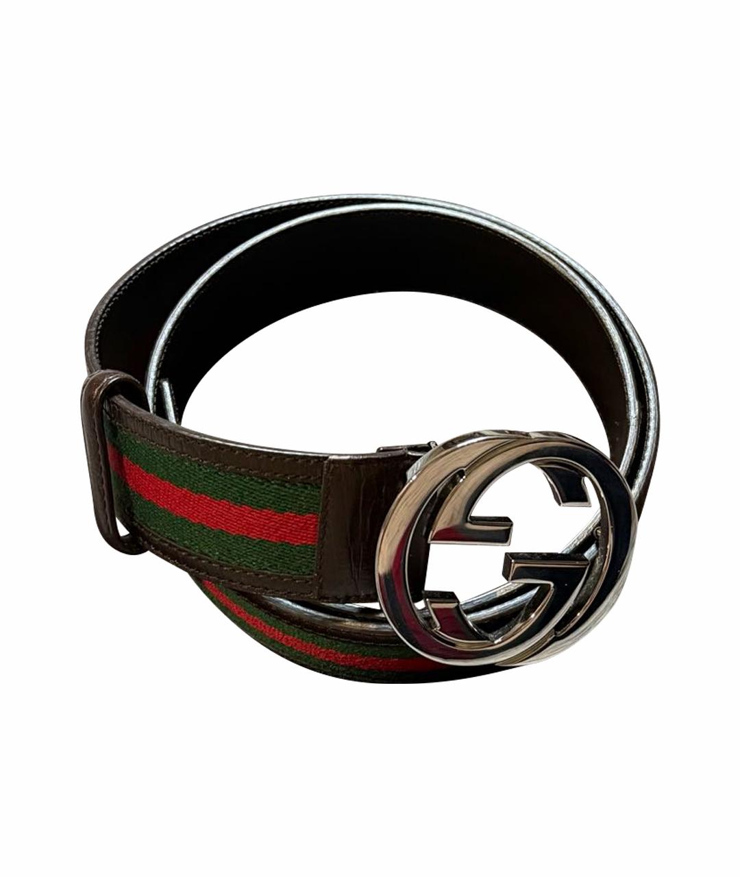 GUCCI Коричневый ремень, фото 1