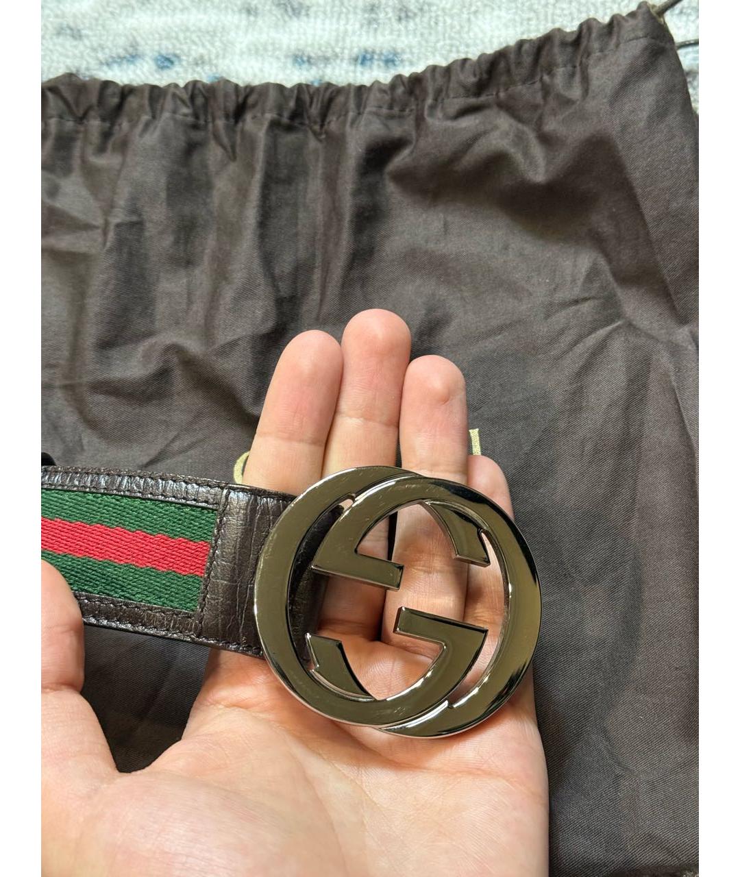 GUCCI Коричневый ремень, фото 4