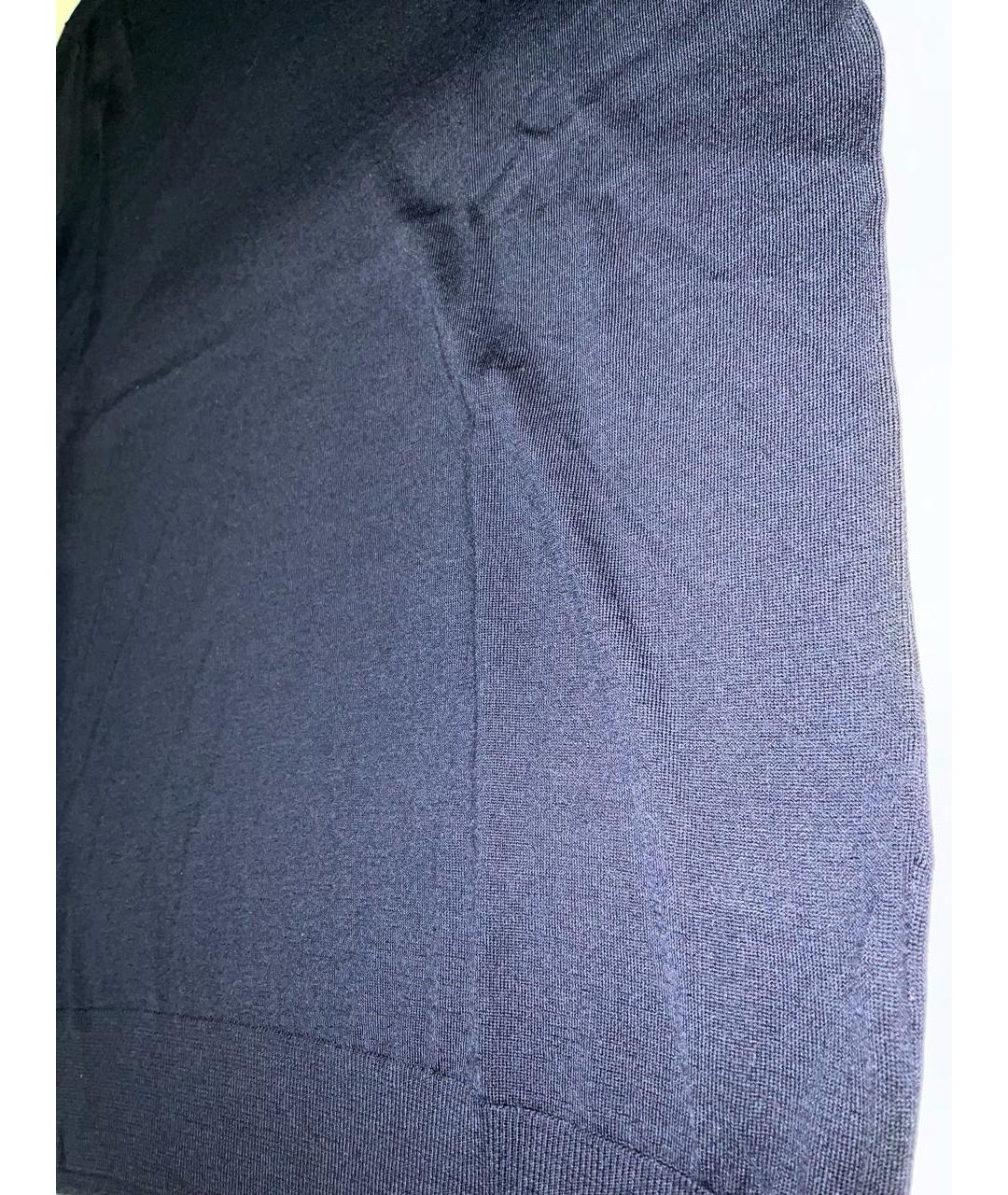 KITON Синий шерстяной джемпер / свитер, фото 2