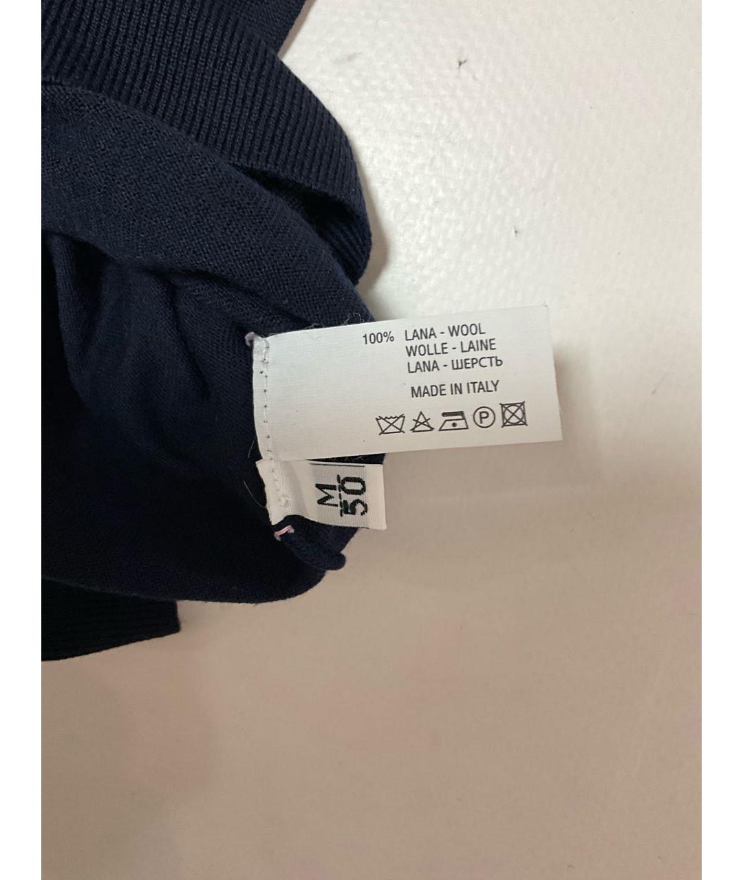KITON Синий шерстяной джемпер / свитер, фото 5
