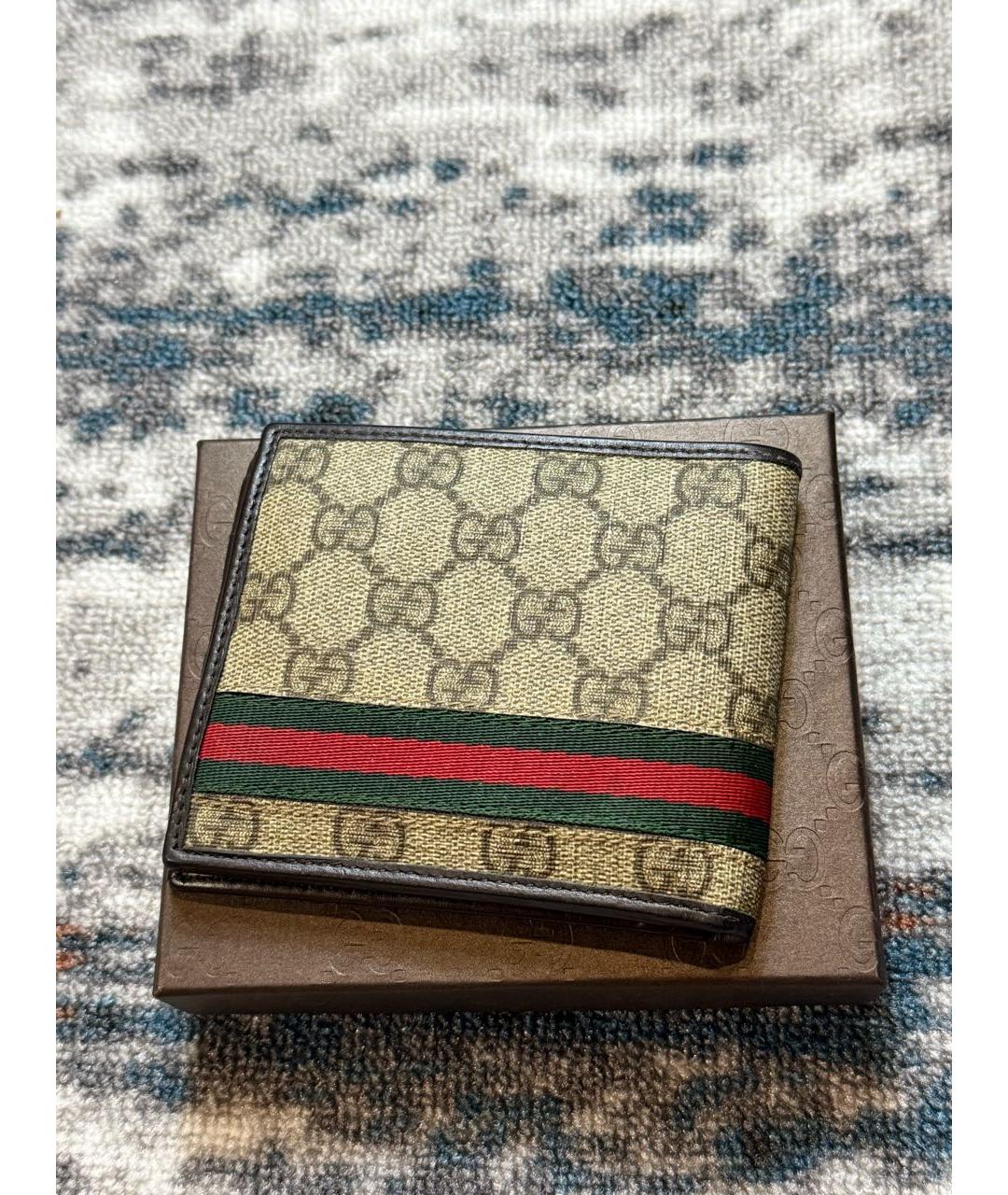 GUCCI Бежевый кошелек, фото 2