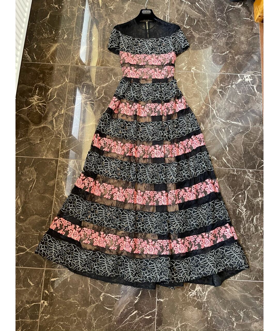 ELIE SAAB Мульти кружевное вечернее платье, фото 8