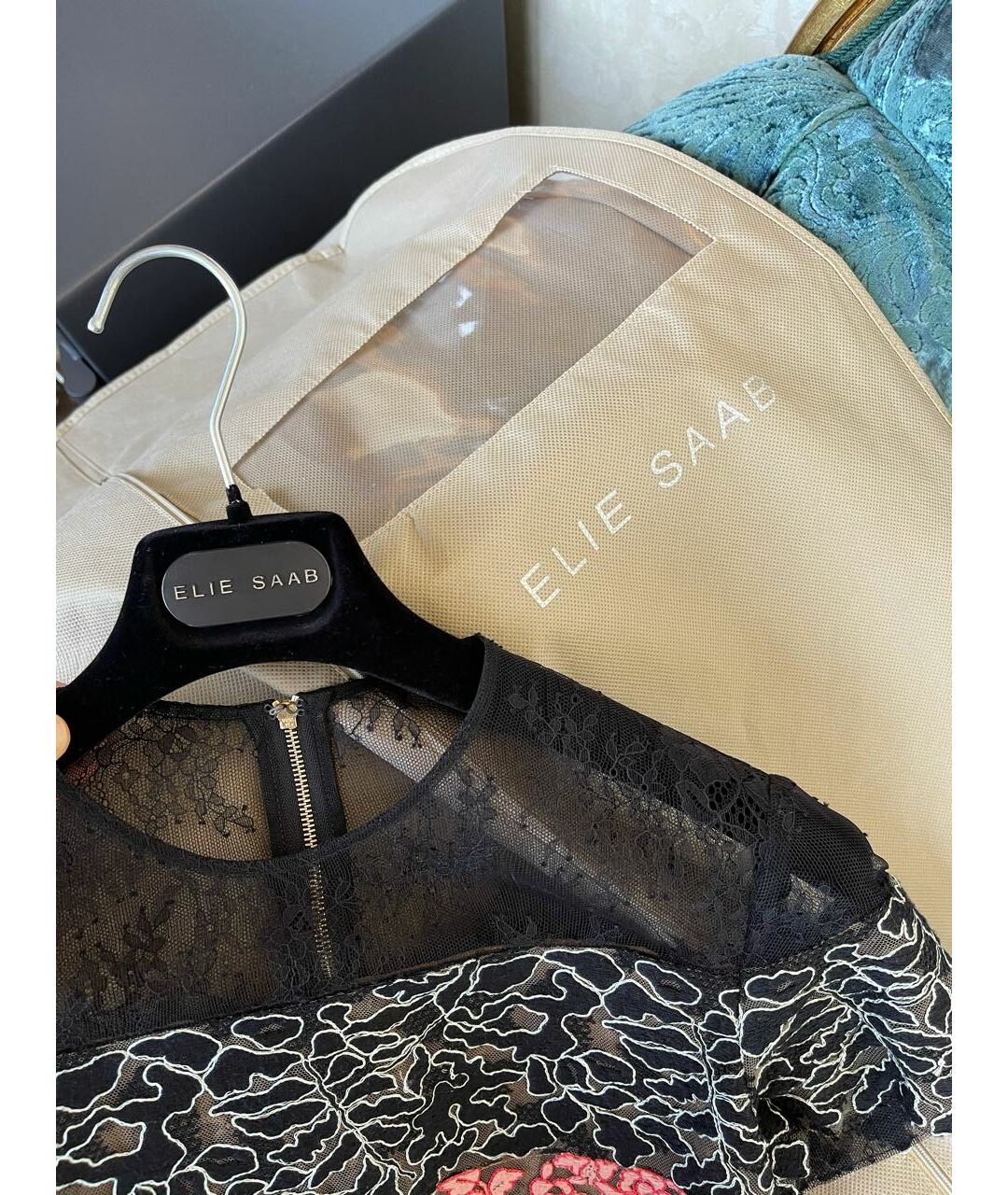 ELIE SAAB Мульти кружевное вечернее платье, фото 7