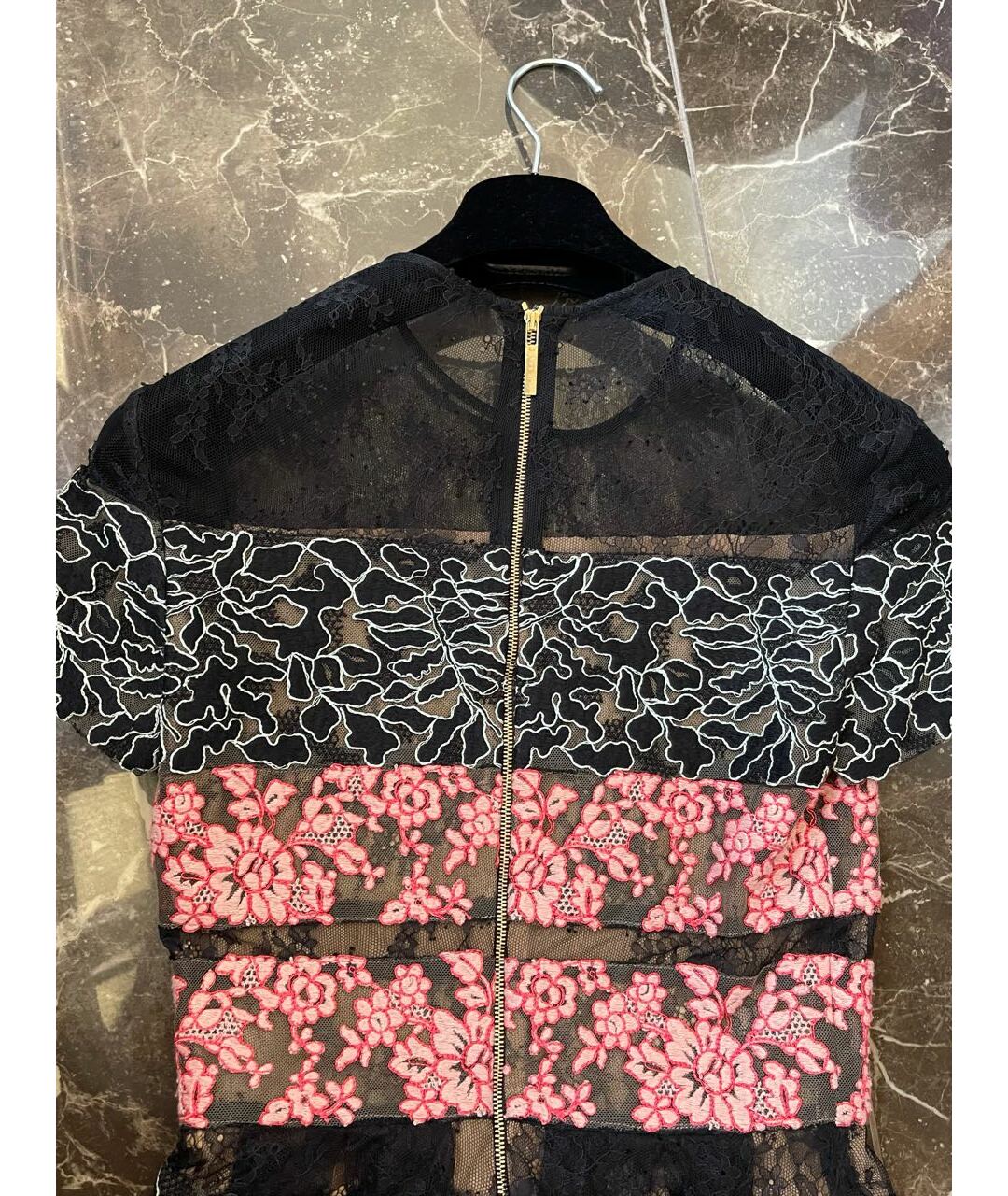 ELIE SAAB Мульти кружевное вечернее платье, фото 4