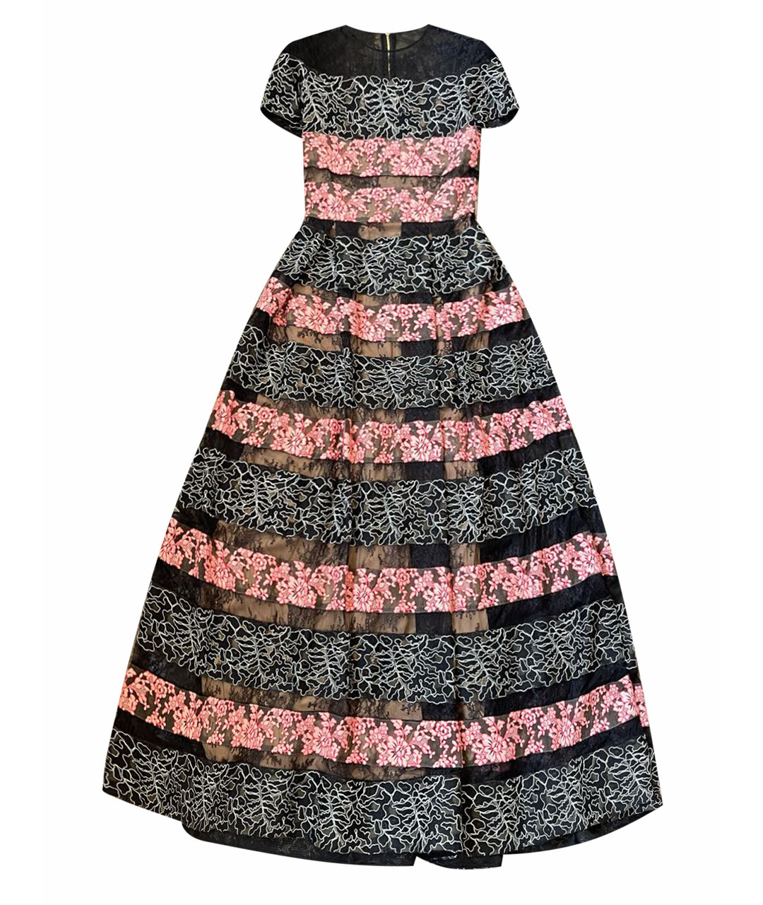 ELIE SAAB Мульти кружевное вечернее платье, фото 1