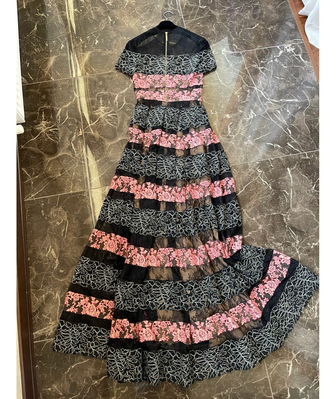 ELIE SAAB Мульти кружевное вечернее платье, фото 2